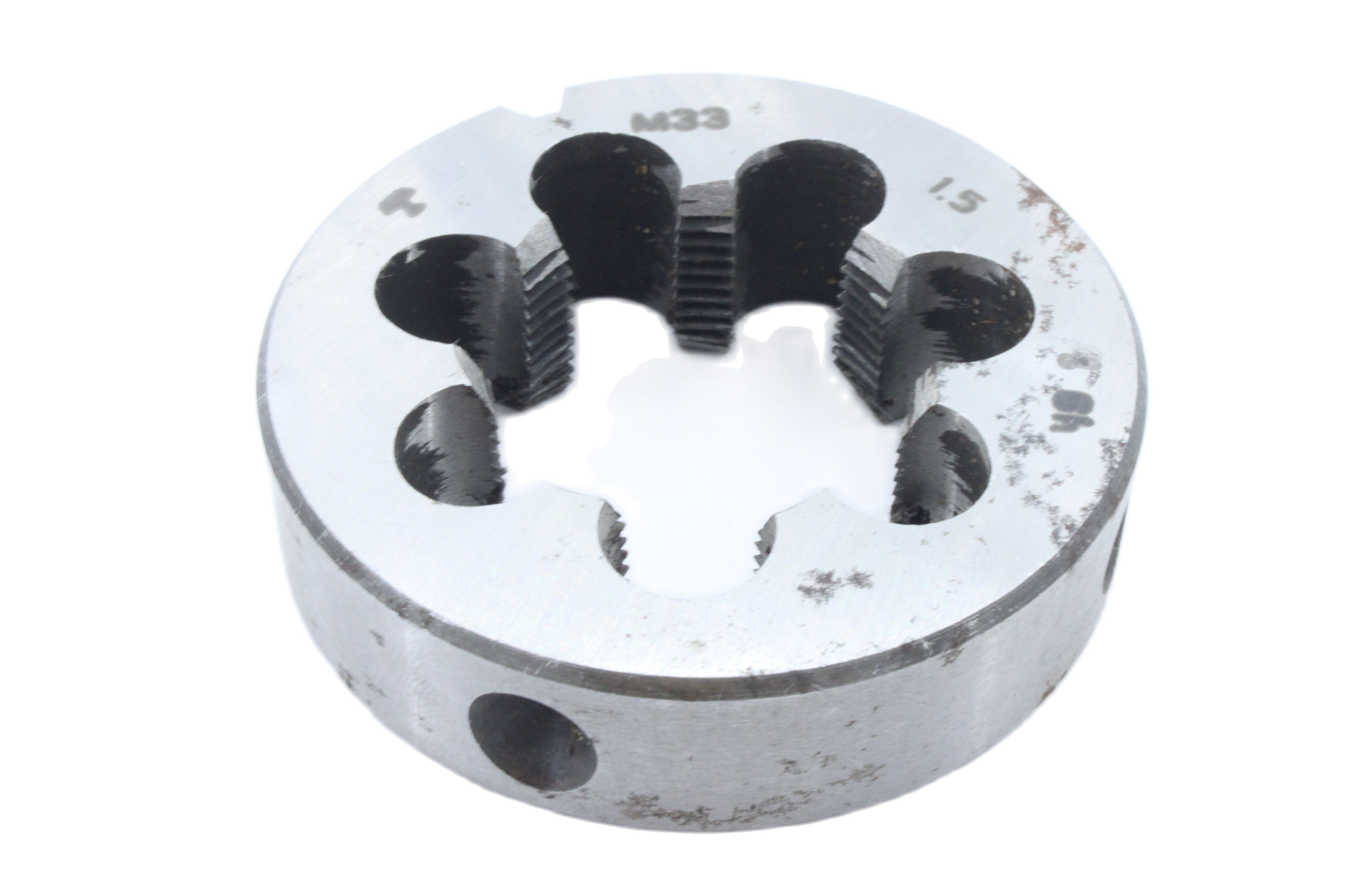 Плашка (Лерка) М33 Шаг 1,5 , Правая резьба, Производство СССР
Плашка (Лерка) М33 Шаг 1,5 , Правая резьба, Производство СССР