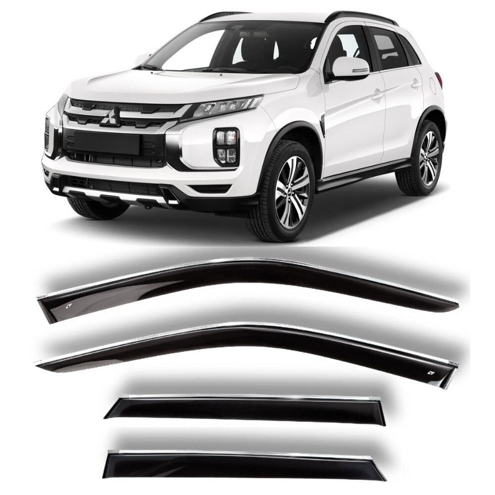 Дефлекторы окон хром полоска молдинг Cobra Tuning M42210CR на авто Митсубиси ASX l 2010- н.в. ветровики от дождя солнца и ветра
Дефлекторы окон хром полоска молдинг Cobra Tuning M42210CR на авто Митсубиси ASX l 2010- н.в. ветровики от дождя солнца и ветра