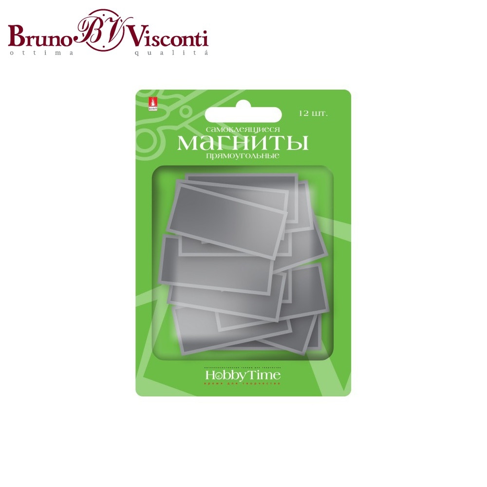 Магнитный пластины, ПРЯМОУГОЛЬНЫЕ. 12 ШТ., 12.7 х 25,4 х 0,6 ММ, С КЛЕЕВЫМ СЛОЕМ 2-491 BRUNO VISCONTI
Магнитный пластины, ПРЯМОУГОЛЬНЫЕ. 12 ШТ., 12.7 х 25,4 х 0,6 ММ, С КЛЕЕВЫМ СЛОЕМ 2-491 BRUNO VISCONTI