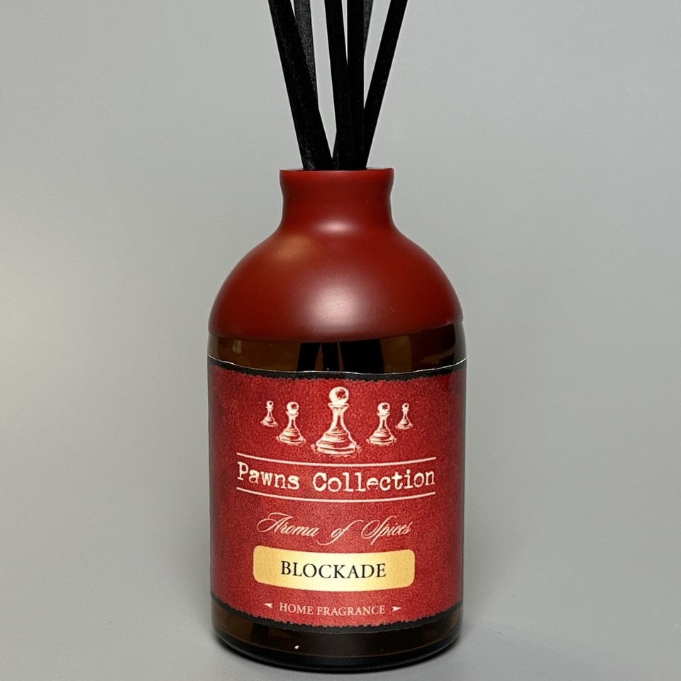 Аромадиффузор Pawns Collection с палочками BLOCKADE 50 – 200 мл цитрусы с мёдом и пряностями
Аромадиффузор Pawns Collection с палочками BLOCKADE 50 – 200 мл цитрусы с мёдом и пряностями