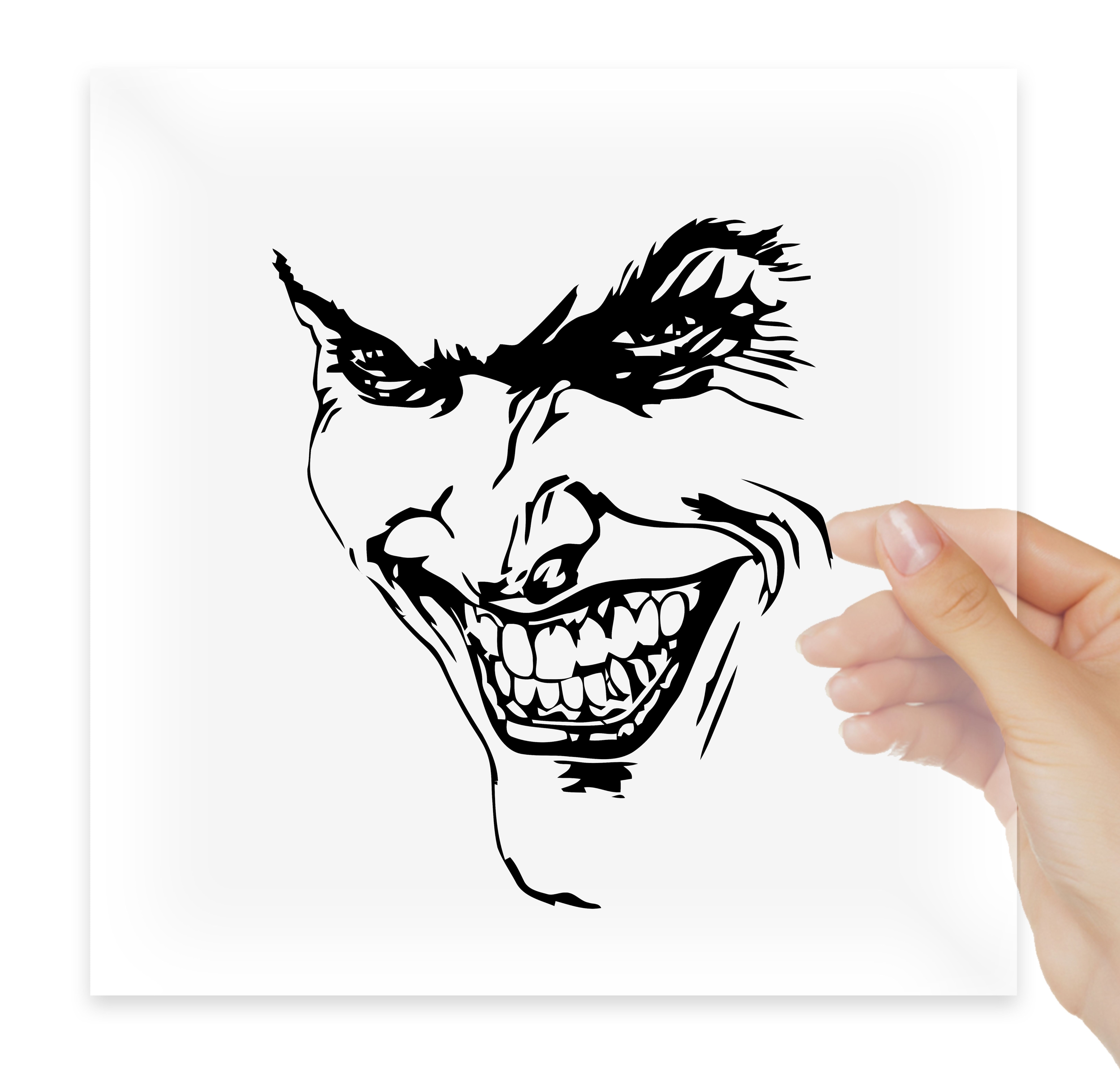 Автомобильная виниловая наклейка Joker Джокер, Стикер для окна авто, машины
Автомобильная виниловая наклейка Joker Джокер, Стикер для окна авто, машины