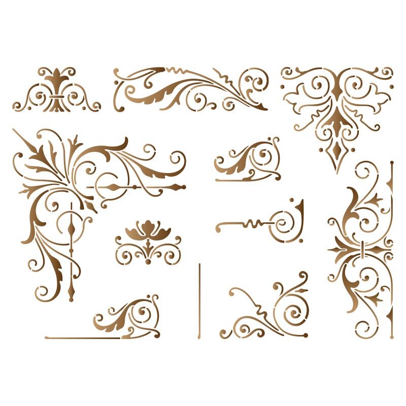 Трафареты для декора многоразовые "Большой набор" - для многократного применения с любыми красками
Трафареты для декора многоразовые "Большой набор" - для многократного применения с любыми красками