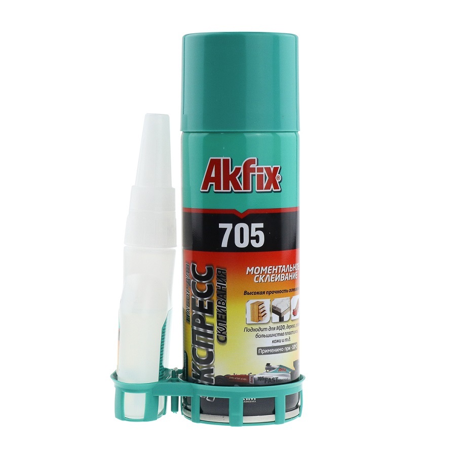 Клей Akfix 705 200мл двухкомпонентный 
Клей Akfix 705 200мл двухкомпонентный