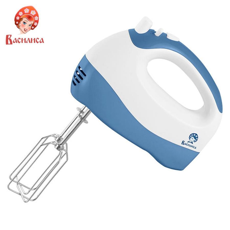 Миксер ВАСИЛИСА МК1-300, белый с синим, мощность 300Вт,режим "Турбо", 5 скоростных режимов
Миксер ВАСИЛИСА МК1-300, белый с синим, мощность 300Вт,режим "Турбо", 5 скоростных режимов