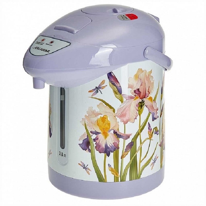 Чайник-термос электрический 750 Вт, 2,8 л. АКСИНЬЯ КС-1805 "Ирисы".
Чайник-термос электрический 750 Вт, 2,8 л. АКСИНЬЯ КС-1805 "Ирисы".