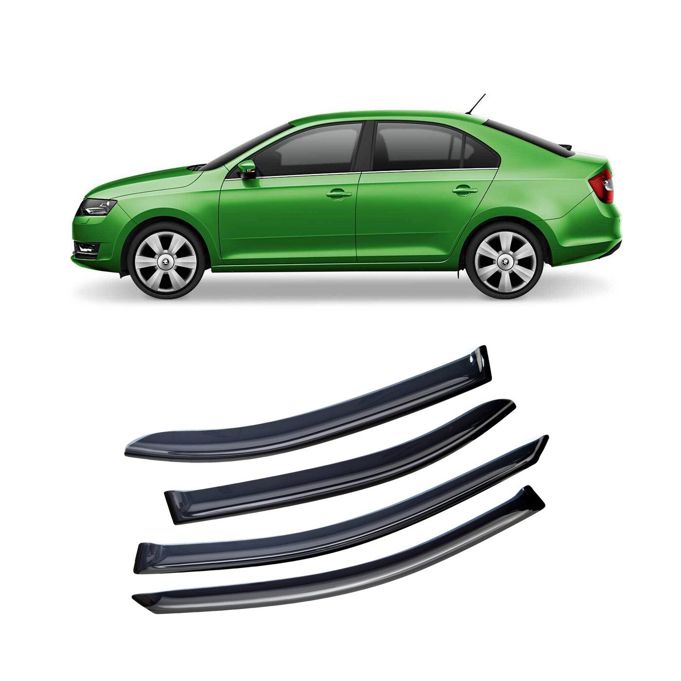 Дефлекторы боковых окон SKODA Rapid лифтбек 2013~
Дефлекторы боковых окон SKODA Rapid лифтбек 2013~