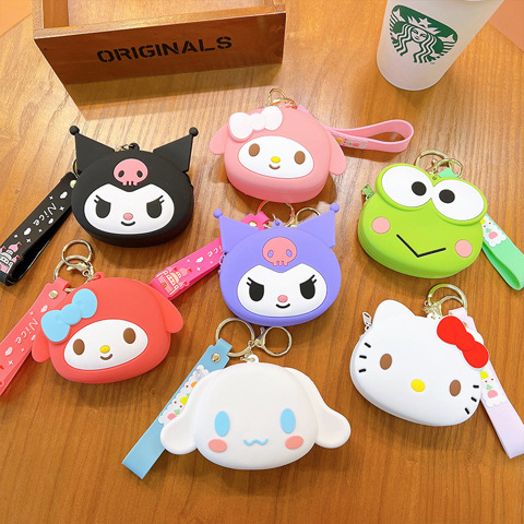 Cartoon coin purse Карманный Силиконовый КошелеК С МультяшныМ Принтом Маленький Подарок Пары ОптОвая Продажа Мини-кошелек Детей 