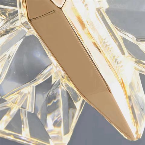 Светодиодная люстра в виде бабочки Скандинавское внутреннее освещение Домашний обеденный стол Гостиная Спальня Декоративная люстра