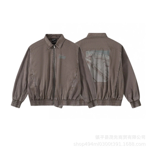 В Наличии ERD Melancholy Rich Second Generation 22FW Темно-зеленая Импортная КоротКая Кожаная КуртКа Из Овчины С МасляныМ Воском