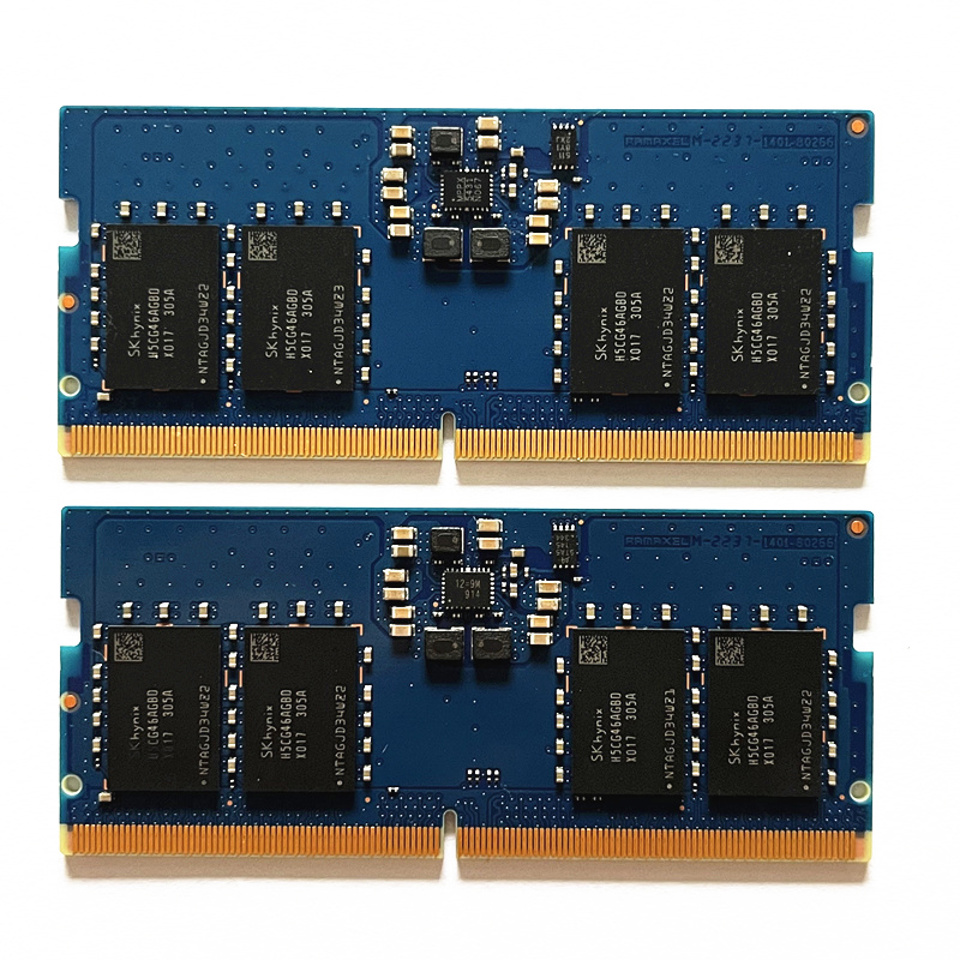 RAMAXEL DDR5 8GB 5600MHz Laptop Memory 8GB 1RX16 PC5-5600B-SC0