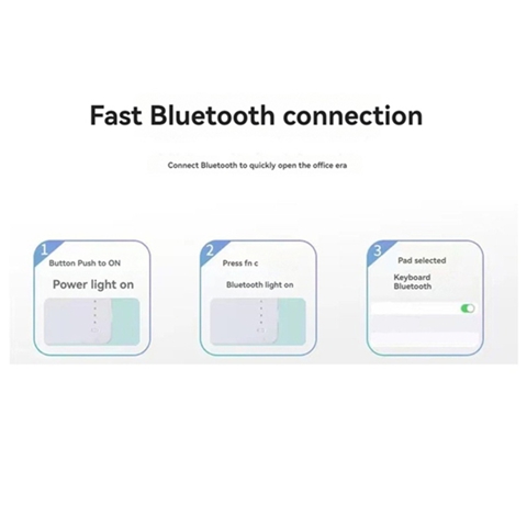 Сенсорная панель Bluetooth-клавиатуры для ПК, планшетных игр, Беспроводная клавиатура с мышью C