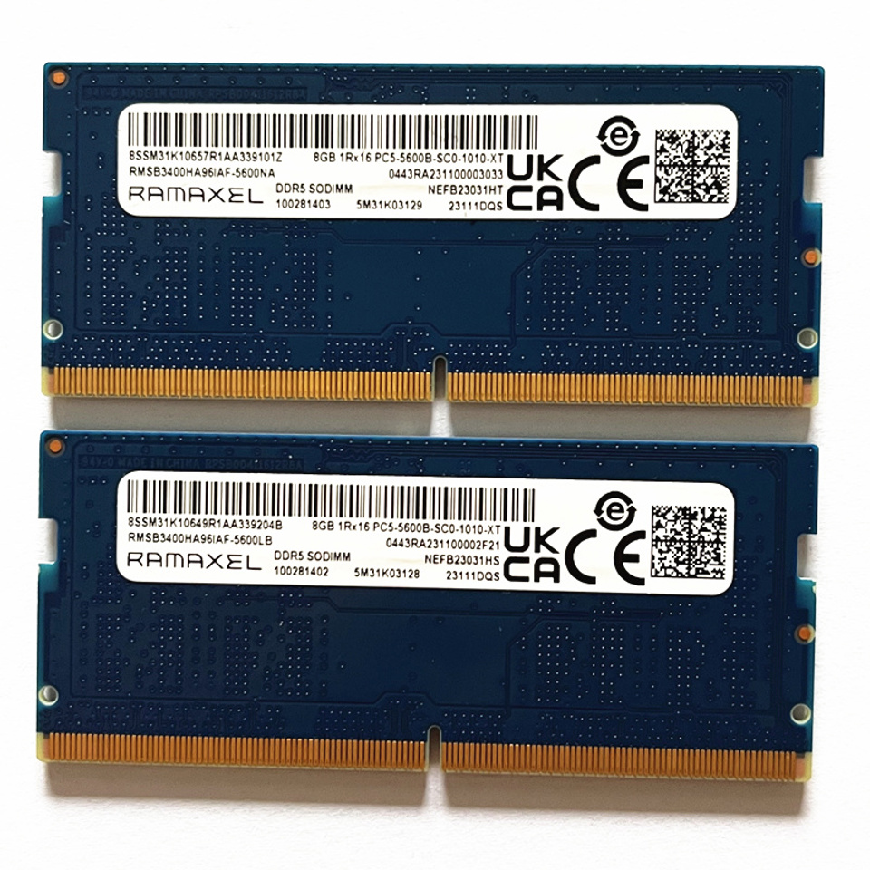 DDR5 8GB 5600MHz SO-DIMM（RAMAXEL） Amazon.in: Buy RAMAXEL 8GB DDR5 5600MHz SODIMM PC5-5600B-SC0 1Rx16