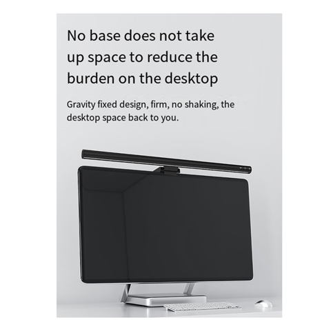 Панель подсветки монитора Сенсорная/ Беспроводной пульт дистанционного управления с двойным управлением Защита глаз Антибликовая USB-лампа для чтения за компьютером