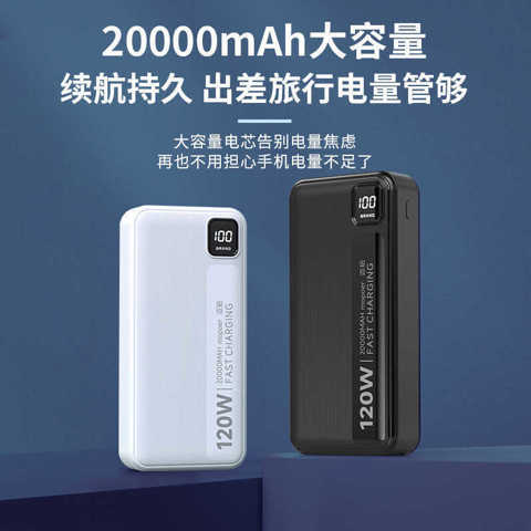 Супер Power Bank Быстрая Зарядка Мобильного Источника Питания 20000Mah Совместим С Oneplus Huawei IQ Realme Vivo