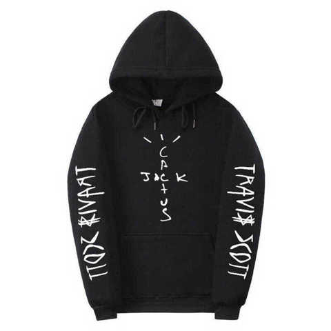 travis scott cactus jack hoodie black