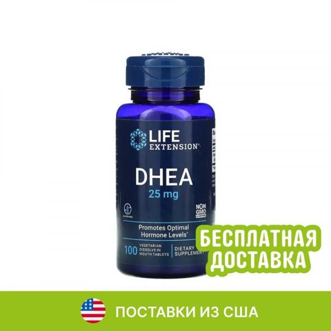 DHEA, 25 mg, 100 Vegetarian Tablets