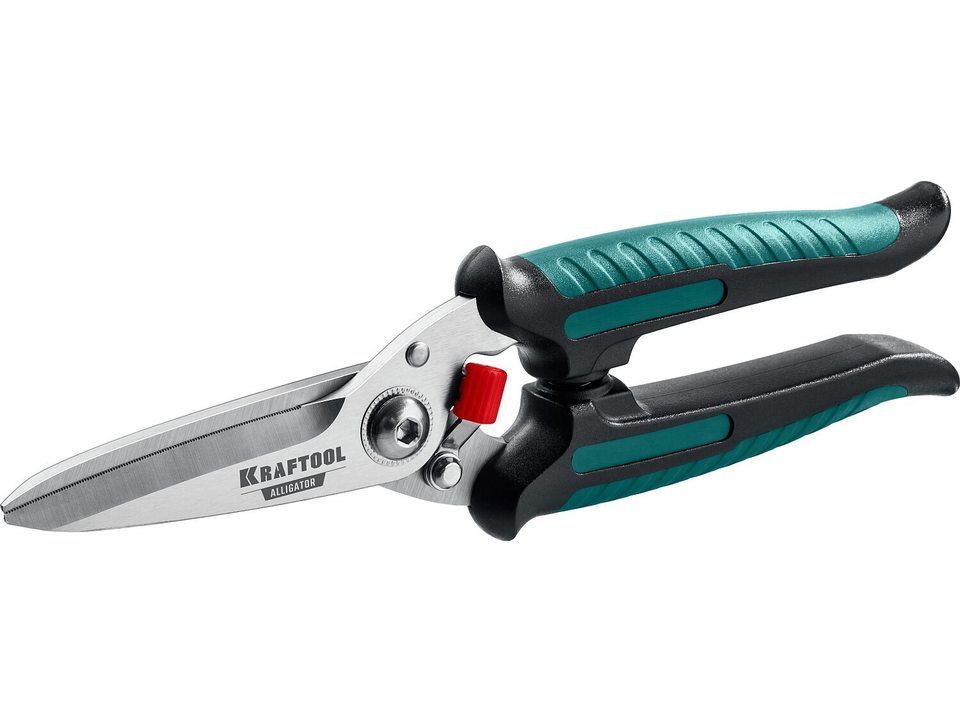 

KRAFTOOL Alligator, 200 мм, многофункциональные прямые технические ножницы (23201)