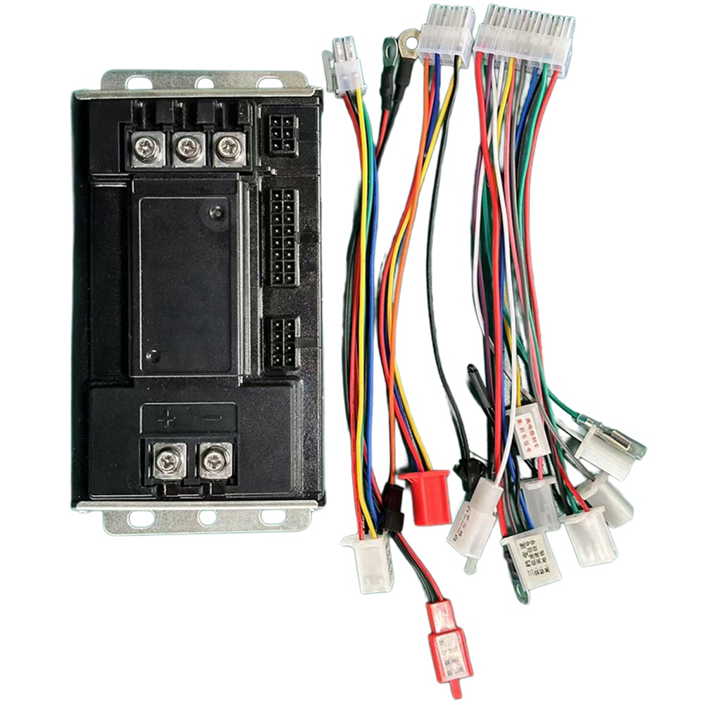 

Контроллер 36/48/72/84 В, синусоидальный контроллер 40A, 1500 Вт, 3000 Вт, трехрежимный бесщеточный модуль, контроллер для электрического велосипедного скутера