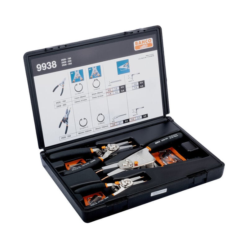 

Bahco 9938 Seegeringzangen-Set (9938)
