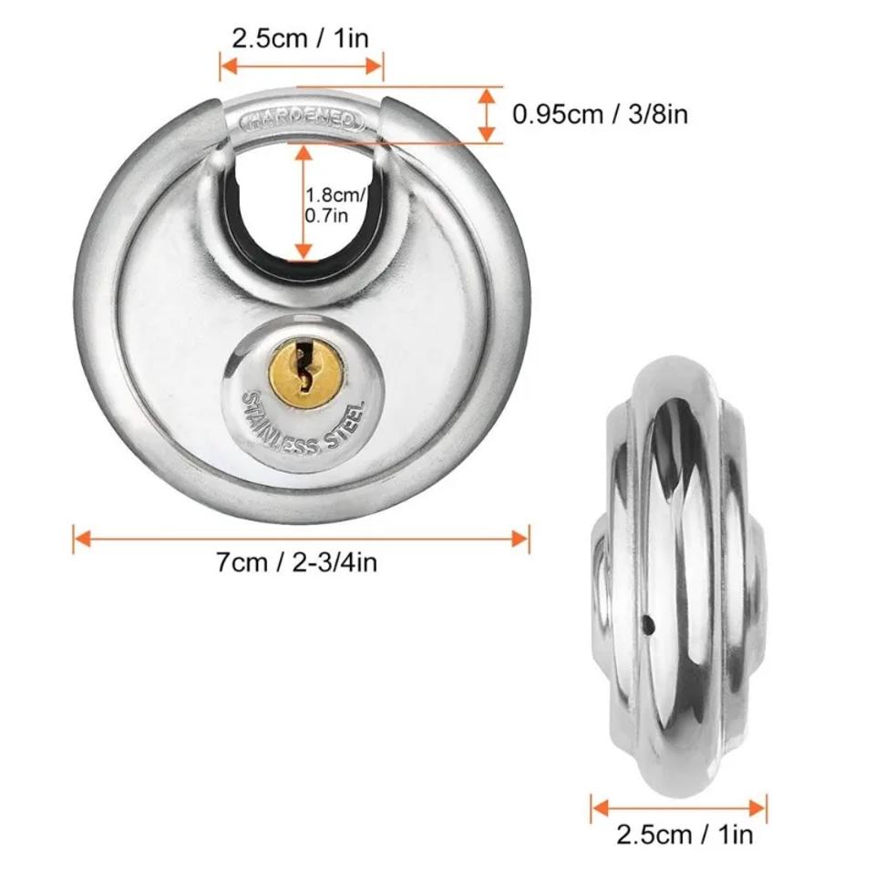 30/40/50/60mm Stainless Steel Heavy Key Lock Security Padlock Outdoor Gym Safely Door Lock Anti Theft Tool I483517476 30/40/50/60mm Stainless Steel Heavy Key Lock Security Padlock Outdoor Gym Safely Door Lock Anti Theft Tool I483517476