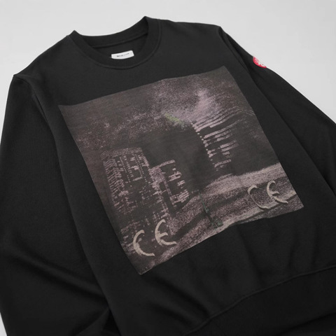 пальто осеннее топ базовый C.E CAV EMPT INS Суперпопулярный Свитшот Унисекс С Круглым Вырезом Звездная Ночь Токио Свободного Кро