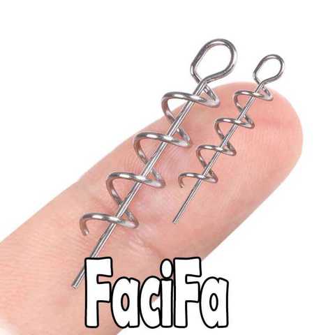 Комплект Пружинных Замков Facifa Для Мягких Приманок