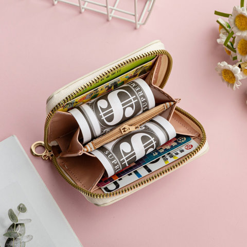 Cartoon coin purse Кошелек Из ПУ КоротКой Молнией Новая Модель 2025 Года МультфильМа Свежий Милый Симпатичный С Отделением Монет