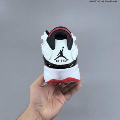 Обувь кроссовки Сделки Кроссовки Air Jordan 6 Rings High Top Six Crown бело-черно-красные AJ6 Jordan 6 поколения
