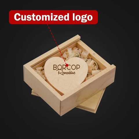 30 Шт./лот Деревянная USB Флешка 2.0 4 ГБ/8 ГБ/32 ГБ/64 ГБ Флеш-накопитель + Коробка Бесплатный Логотип Для ФотограФии