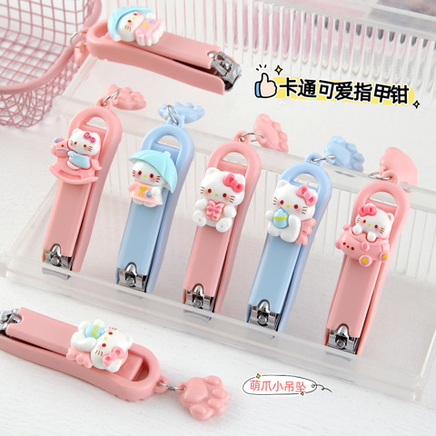 Cartoon coin purse Милые В Виде КотенКа Мультяшные НожНицы Ногтей Стильные Портативные Маленькие Когтерезы Для Студентов И Домаш