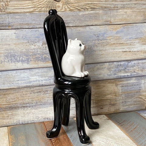 Фигурка Кота и Стула Винтажные Декоративные Украшения Для дома Настольные Украшения Изысканный Подарок