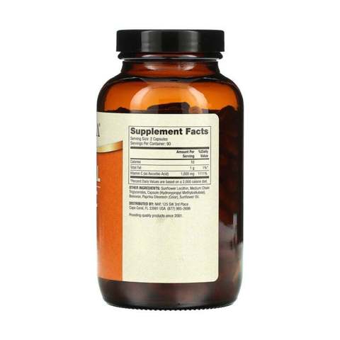 Liposomal Vitamin C, 500 mg, 180 Capsules