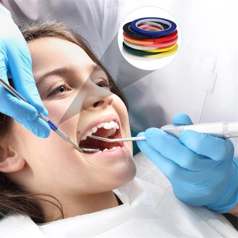 10 Рулонов автоклавной ленты-Лента для стерилизации, Ширина 0,24 дюйма, Длина 216,5 дюйма, Лента для идентификации инструментов, 10 цветов