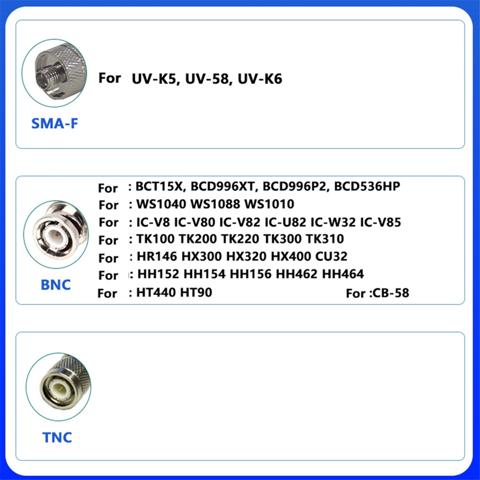 Телескопическая антенна 27 МГц с разъемом BNC Антенна для коротковолновых радиостанций Стержневая антенна портативной рации