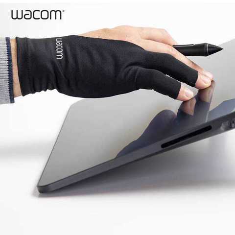 Перчатка Рисования Планшете Wacom Оригинальная Стандартная Профессиональный Инструмент Для Рисования Перчатка На Два Пальца