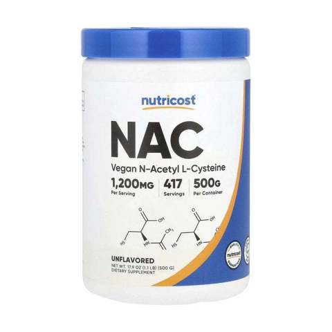 Nutricost, NAC, без добавок, 500 г (17,9 унции)