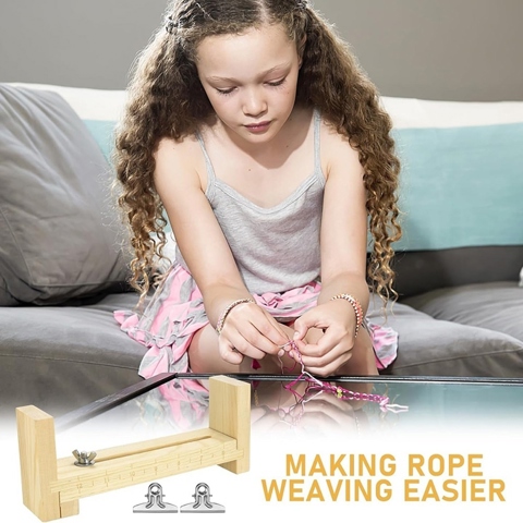 Зажим для деревянного браслета, Производитель браслетов с деревянным зажимом, Набор инструментов для плетения браслетов, Зажим для браслета ручной работы своими руками