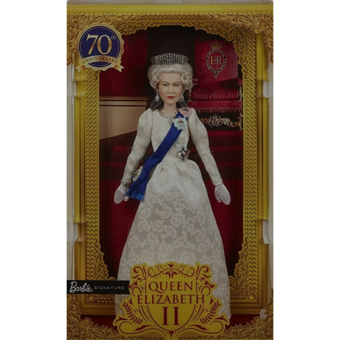 Фирменная кукла Барби королевы Елизаветы II - Платиновый юбилей