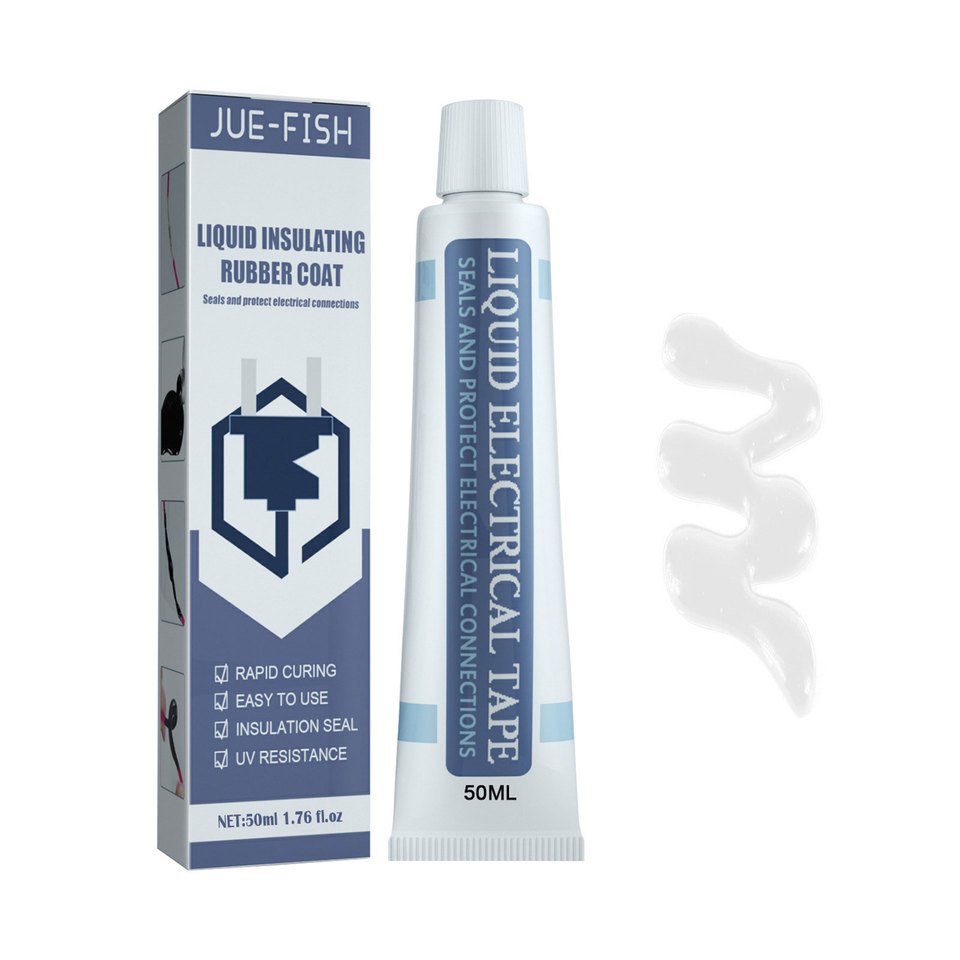 Жидкая изолента 50 мл – Черная, водонепроницаемая и термостойкая