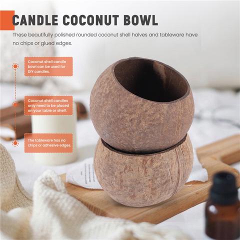 Чаша из скорлупы кокосового ореха, Чаша из скорлупы кокосового ореха, чаша из кокосового дерева, чаша для креативного украшения, чаша для хранения