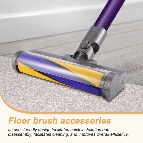 Насадка-щетка для беспроводных пылесосов Dyson V6, DC58, DC59, DC61, DC62, DC74 с зеленым светодиодом для домашнего использования