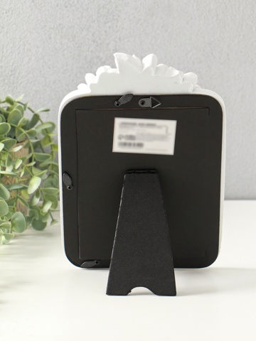 2 шт. Фоторамка для фото 13x18 см 'Цветочный венок', полистоун, белая, 25x16.5x1.5 см