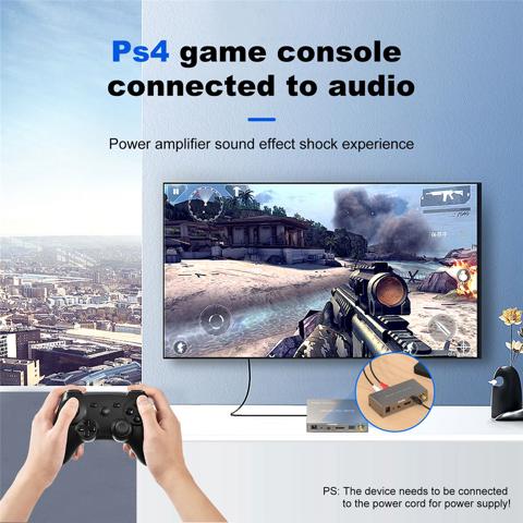 Аудиоконвертер ЦАП 192 кГц Toslink Оптический коаксиальный HDMI-совместимый ARC в коаксиальный адаптер Toslink L/R с разъемом 3,5 мм