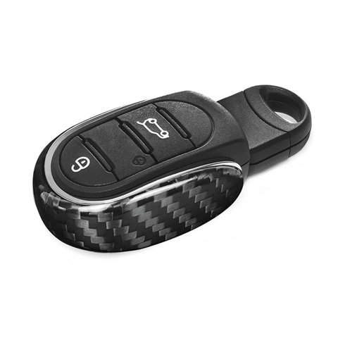 Корпус брелока из углеродного волокна для Mini Cooper 3-го поколения F55 F56 F57 F54 F60 Smart Key Case Декоративная рамка