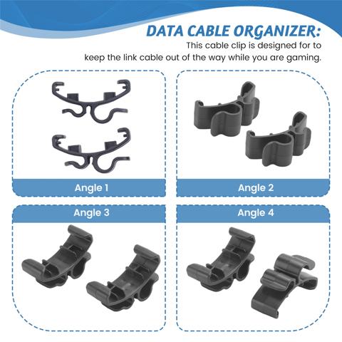 2 шт. Кабельный органайзер для передачи данных Проводные зажимы Держатель шнура для Oculus Quest Link Гарнитура виртуальной реальности
