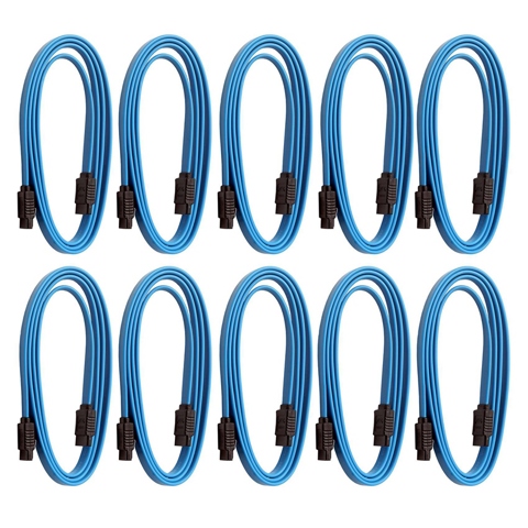 10 Шт. Кабель SATA SATAIII 6 Гбит/с с двойной головкой с пряжкой Shrapnel Фиксированный прямой оптический привод Последовательный кабель жесткого диска длиной 1 М