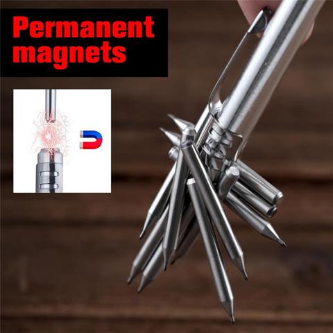 2 Штуки Скребков из вольфрамовой стали с магнитными сменными наконечниками, Инструменты для граффити для стекла, Дерева, металлических пластин, Кожи