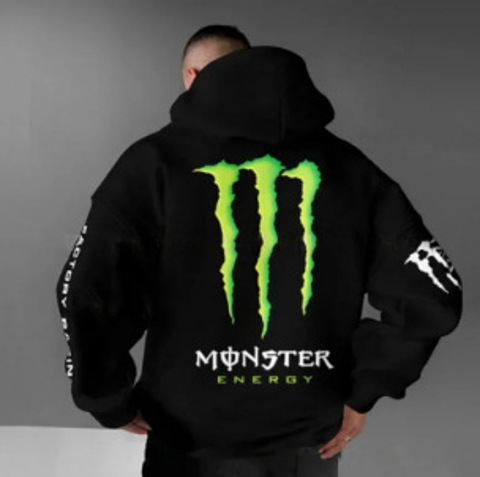 пальто осеннее топ базовый Трансграничные Худи Monster Energy ЕвропЕйского РазмеРа Для Мужчин И Женщин Модный Хип-Хоп КомплеКт. 