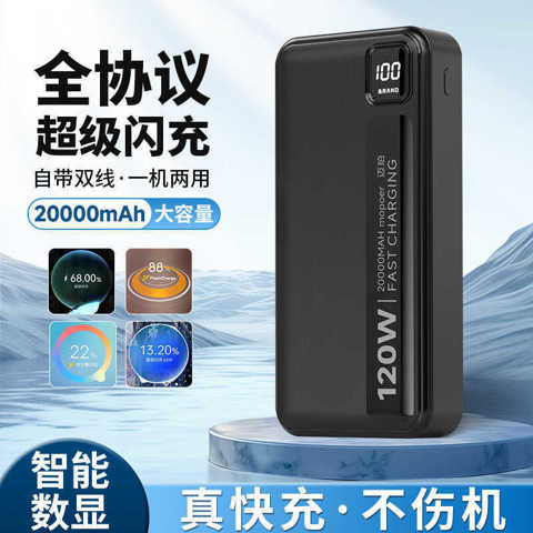 Супер Power Bank Быстрая Зарядка Мобильного Источника Питания 20000Mah Совместим С Oneplus Huawei IQ Realme Vivo