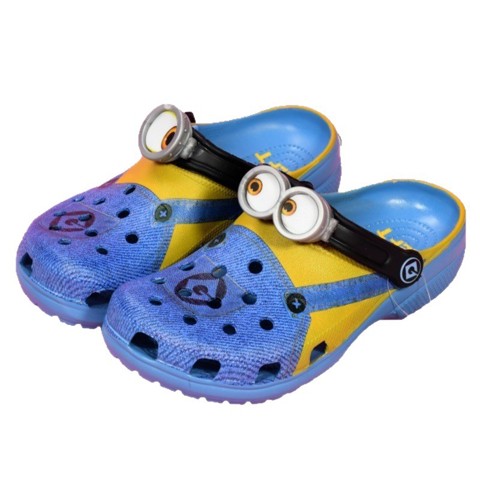 Штаны с перекрестными ремнями стиль очков Миньонов обувь Crocs для род